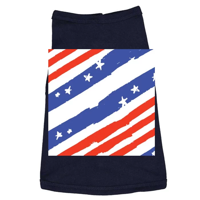 United States Patriotic Flag Doggie Tank