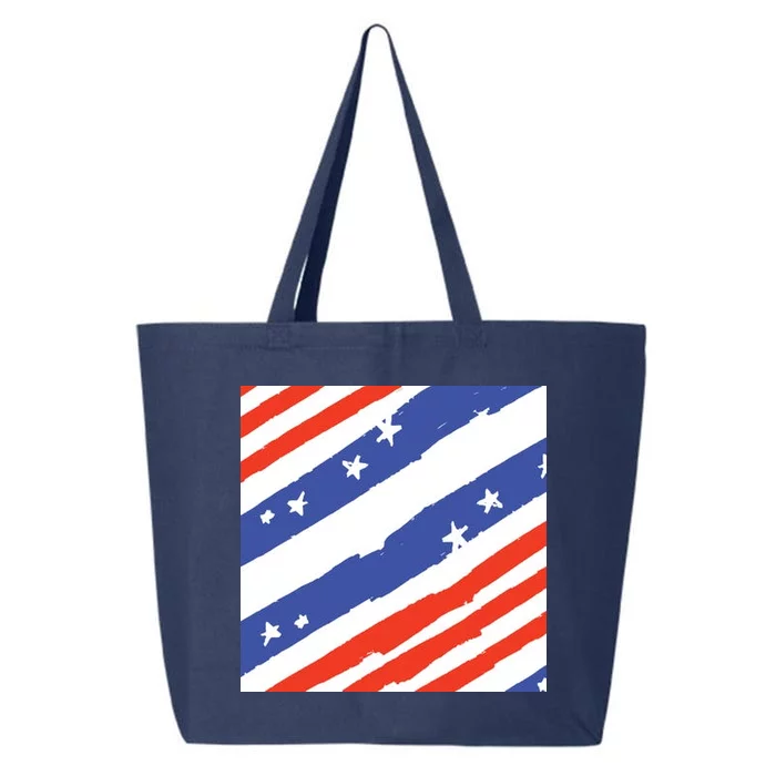 United States Patriotic Flag 25L Jumbo Tote