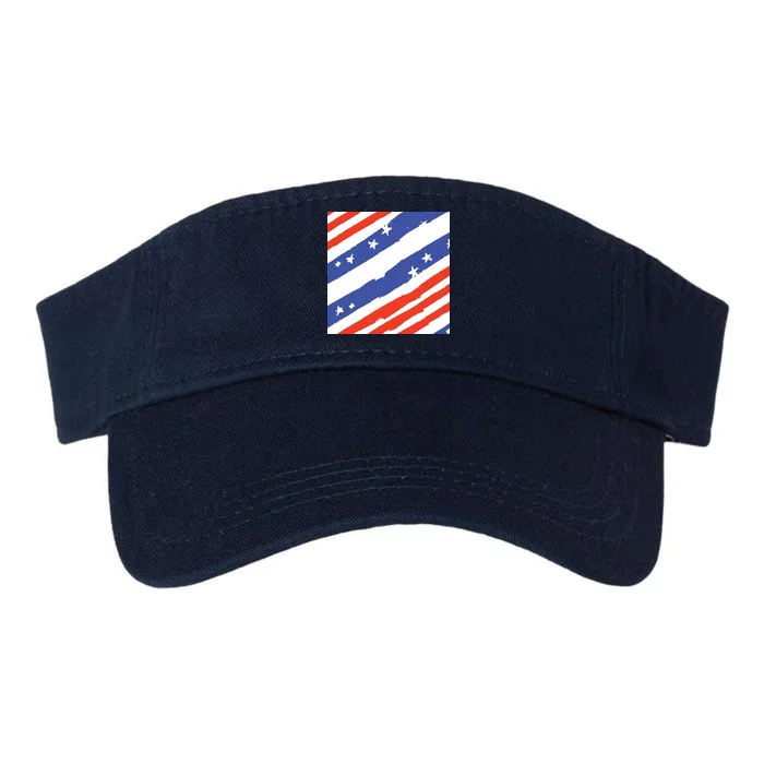 United States Patriotic Flag Valucap Bio-Washed Visor