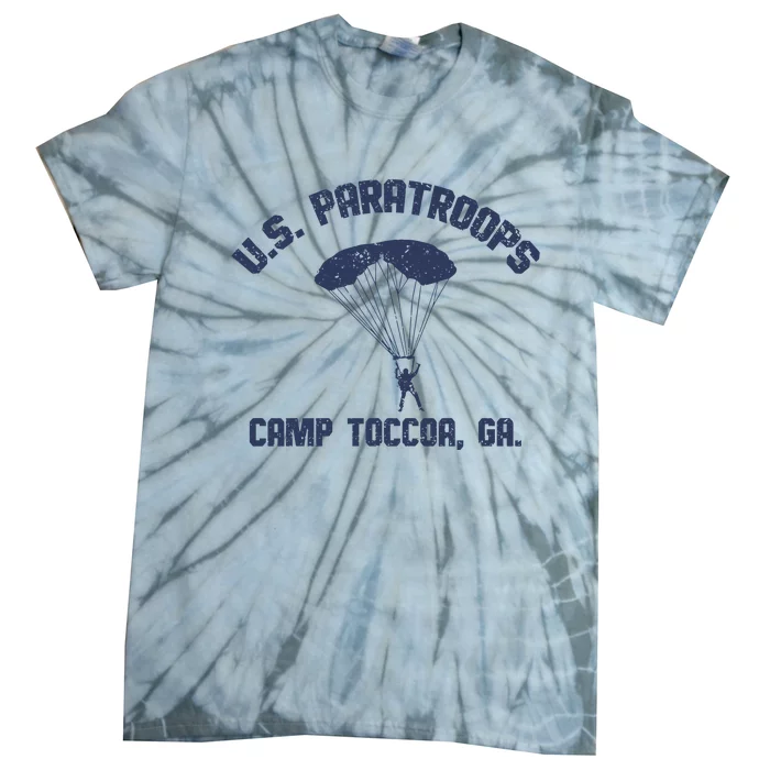 U S Paratroops Camp Toccoa Ga Tie-Dye T-Shirt