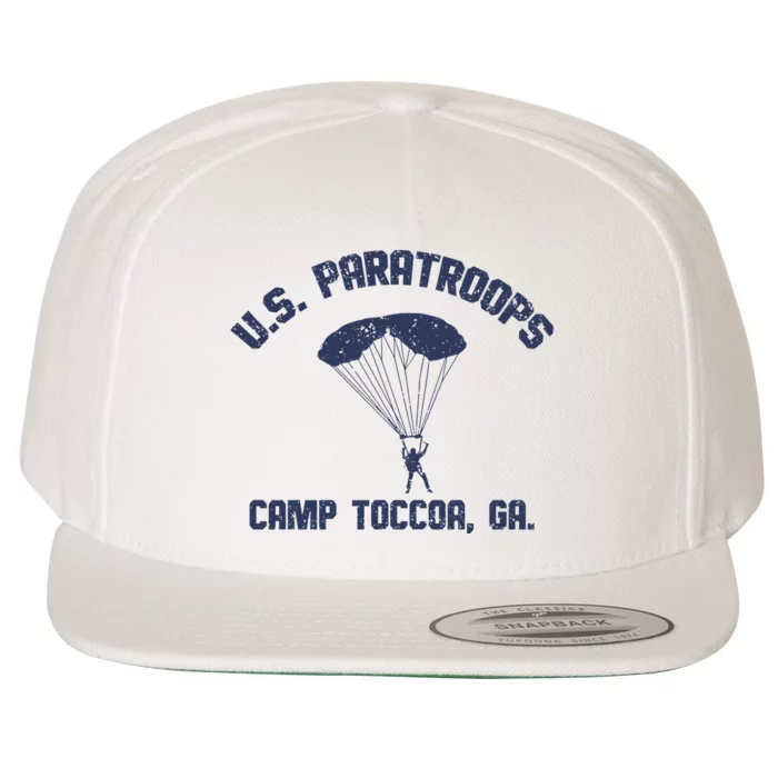 U S Paratroops Camp Toccoa Ga Wool Snapback Cap