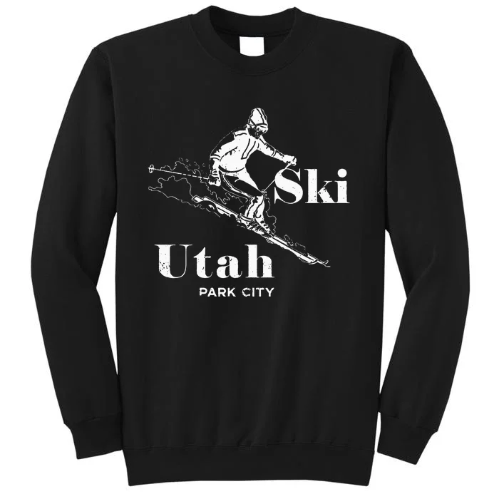 Utah Skiing Park City Tall Sweatshirt