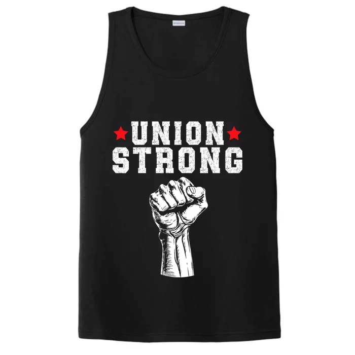 Union Strong Pro Union Worker Labor Union Workers Rights Performance Tank