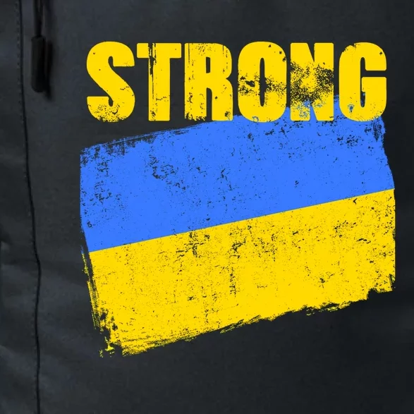 Ukrainian Strong Pride Ukraine Flag Support Free Ukrainians Daily Commute Backpack