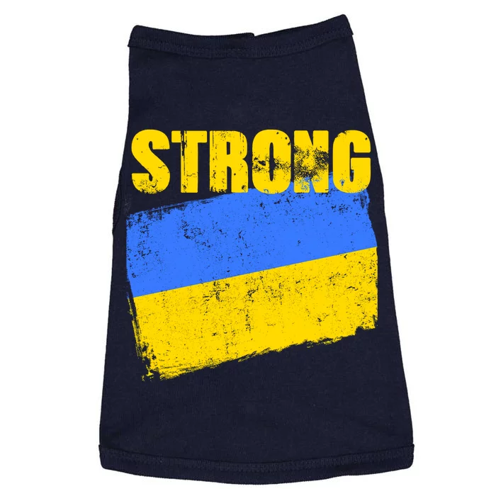 Ukrainian Strong Pride Ukraine Flag Support Free Ukrainians Doggie Tank