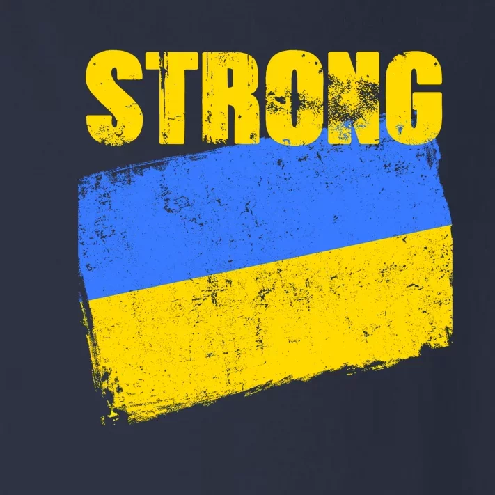 Ukrainian Strong Pride Ukraine Flag Support Free Ukrainians Toddler Long Sleeve Shirt