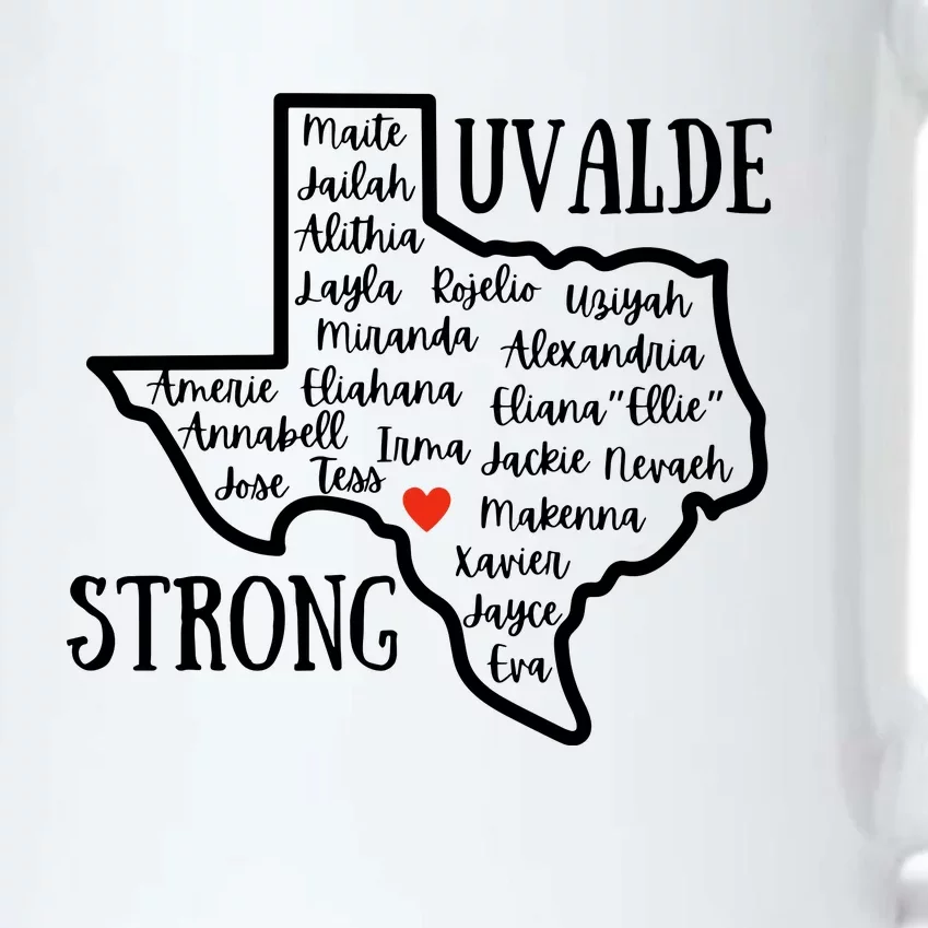 Uvalde Strong Remember The Victims Black Color Changing Mug