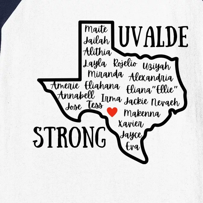 Uvalde Strong Remember The Victims Baseball Sleeve Shirt