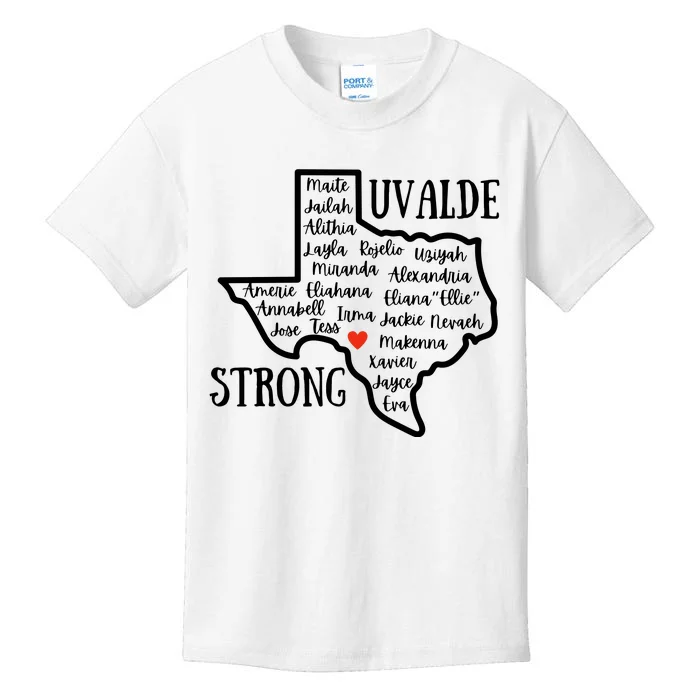 Uvalde Strong Remember The Victims Kids T-Shirt