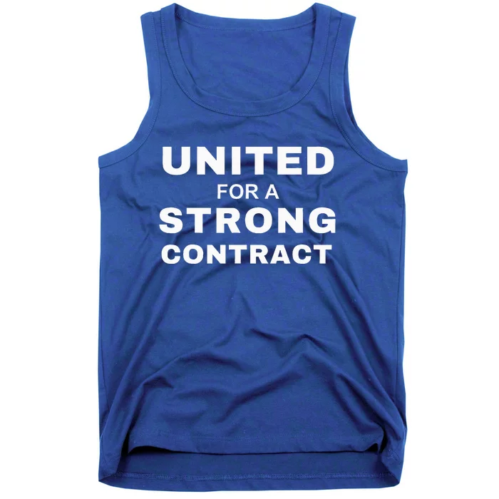 UAW Strike Red United Auto Workers Picket Sign Tank Top