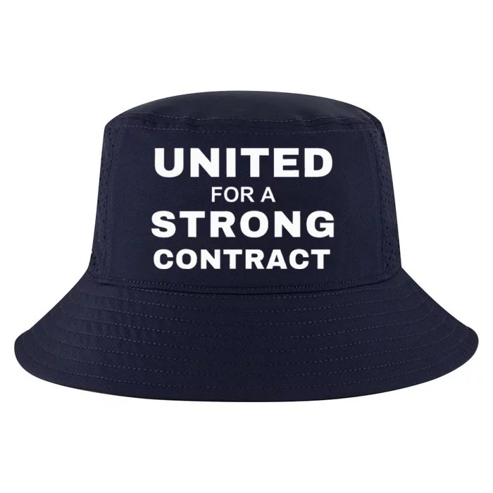 UAW Strike Red United Auto Workers Picket Sign Cool Comfort Performance Bucket Hat