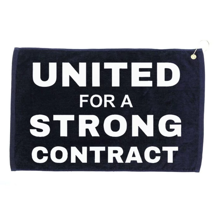 UAW Strike Red United Auto Workers Picket Sign Grommeted Golf Towel