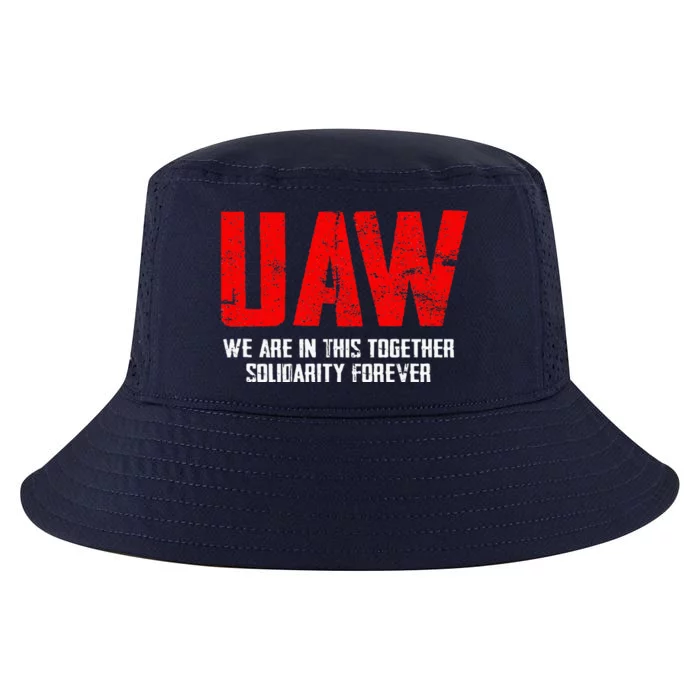 UAW Strike Red United Auto Workers Union UAW Strong Cool Comfort Performance Bucket Hat