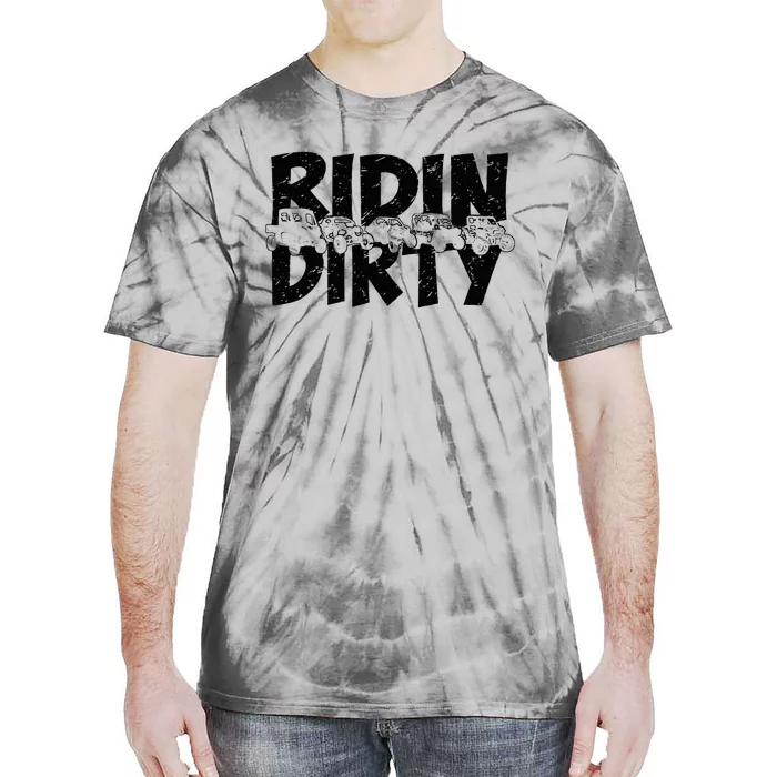 Utv Sxs Rider Riding Dirty Atv Offroad Riding Sxs Tie-Dye T-Shirt