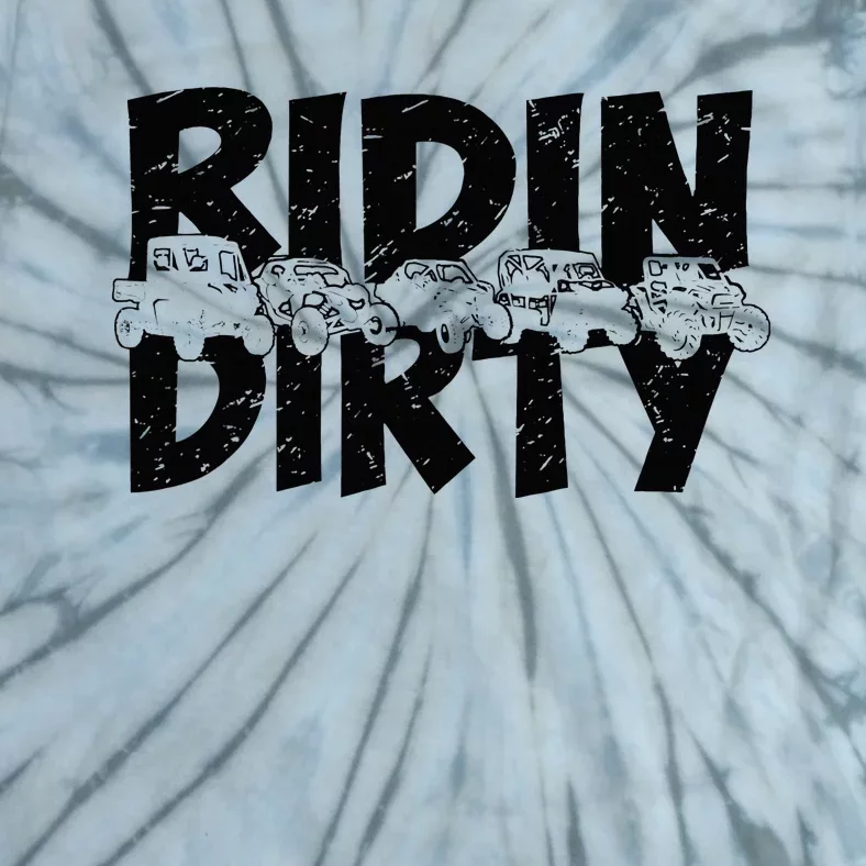 Utv Sxs Rider Riding Dirty Atv Offroad Riding Sxs Tie-Dye T-Shirt