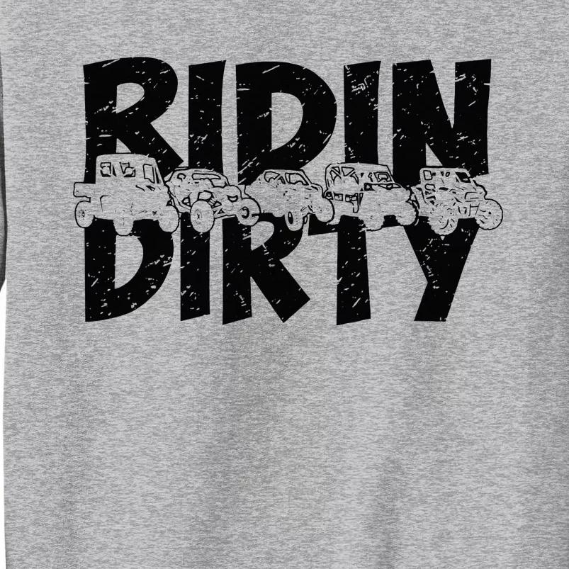 Utv Sxs Rider Riding Dirty Atv Offroad Riding Sxs Tall Sweatshirt