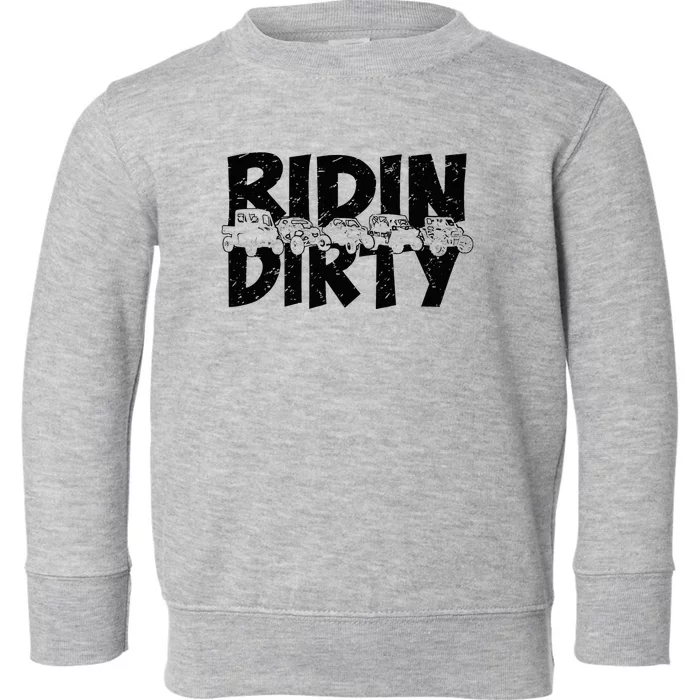 Utv Sxs Rider Riding Dirty Atv Offroad Riding Sxs Toddler Sweatshirt