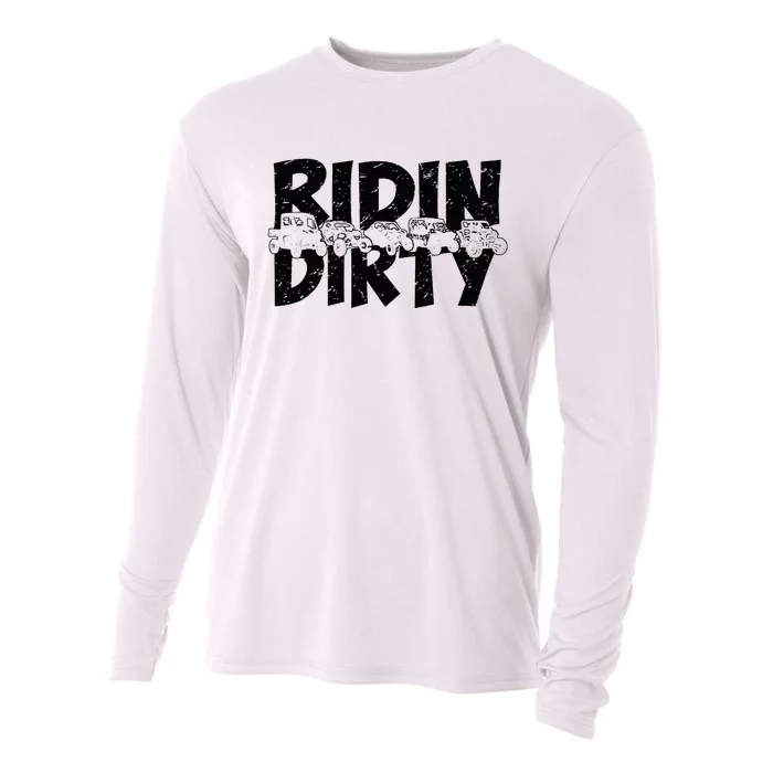 Utv Sxs Rider Riding Dirty Atv Offroad Riding Sxs Cooling Performance Long Sleeve Crew