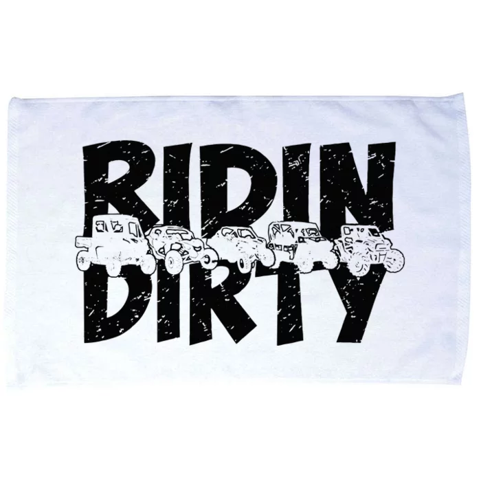 Utv Sxs Rider Riding Dirty Atv Offroad Riding Sxs Microfiber Hand Towel