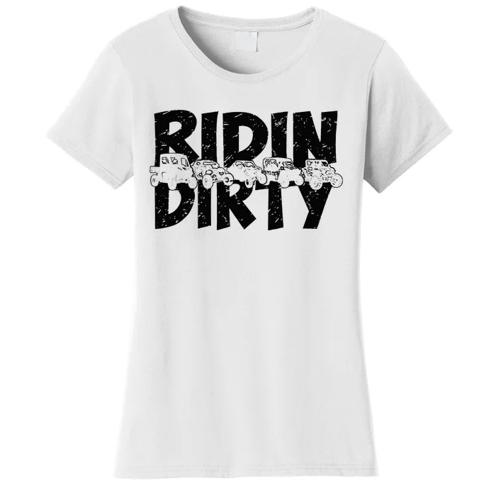 Utv Sxs Rider Riding Dirty Atv Offroad Riding Sxs Women's T-Shirt