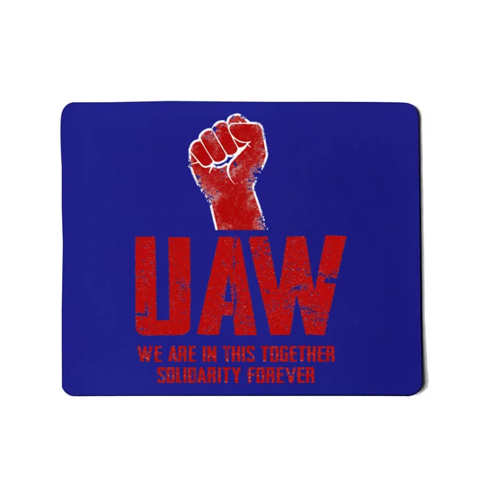 UAW Strike Red United Auto Workers Union UAW Strong Mousepad