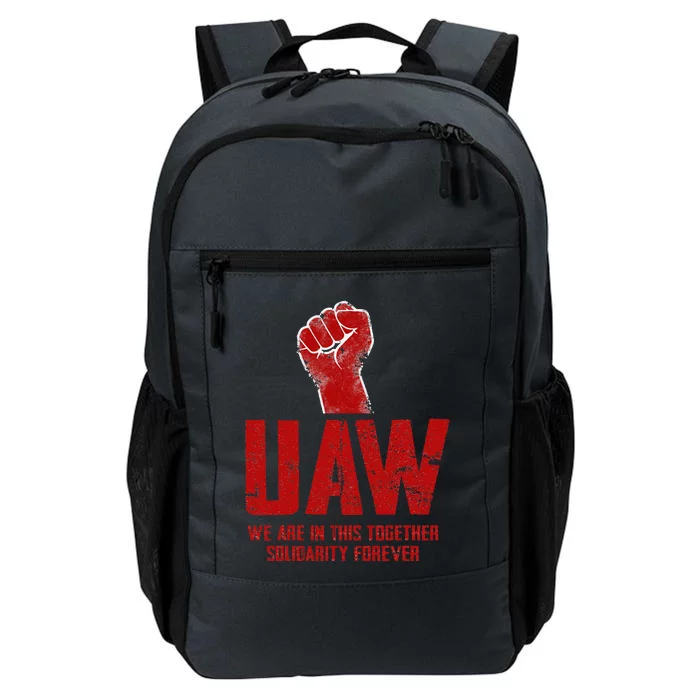 UAW Strike Red United Auto Workers Union UAW Strong Daily Commute Backpack