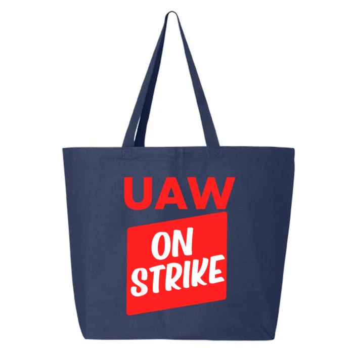 UAW Strike Red United Auto Workers Picket Sign 25L Jumbo Tote