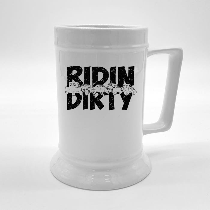 Utv Sxs Rider Riding Dirty Atv Offroad Riding Sxs Life Front & Back Beer Stein