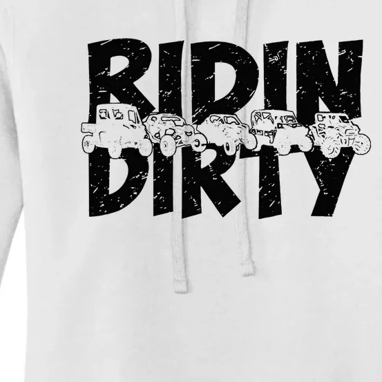 Utv Sxs Rider Riding Dirty Atv Offroad Riding Sxs Life Women's Pullover Hoodie