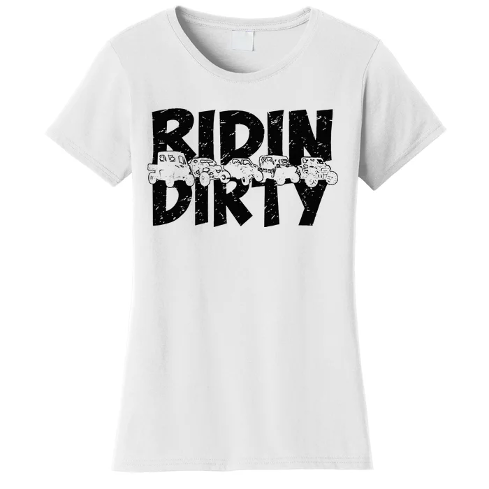 Utv Sxs Rider Riding Dirty Atv Offroad Riding Sxs Life Women's T-Shirt