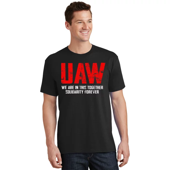 UAW Strike Red United Auto Workers Union UAW Strong T-Shirt