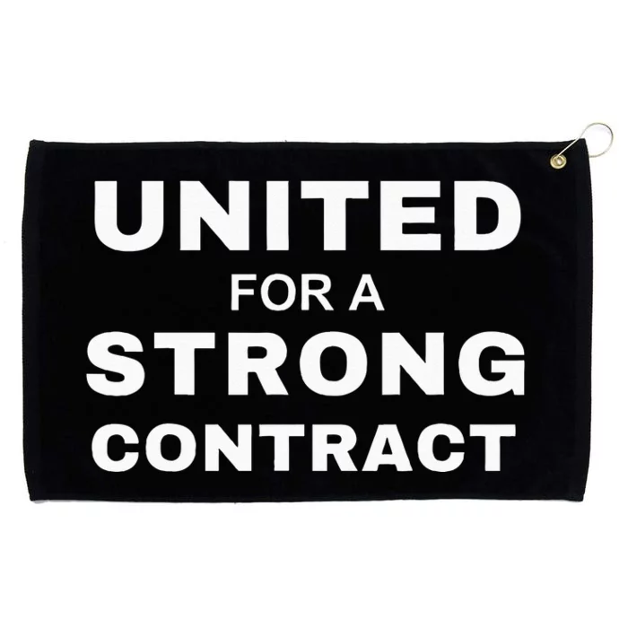 UAW Strike Red United Auto Workers Picket Sign Grommeted Golf Towel