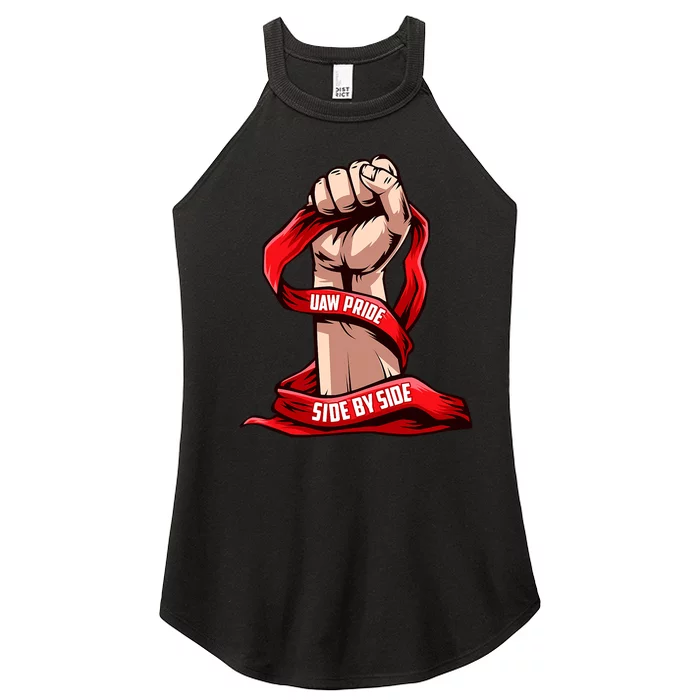 Uaw Strike Red United Women’s Perfect Tri Rocker Tank