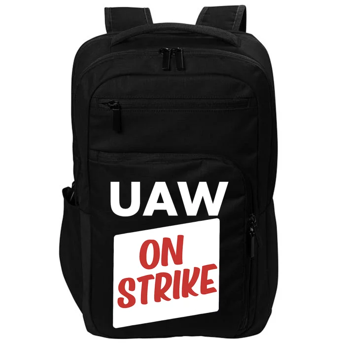 UAW Strike Red Tee_ United Auto Workers Picket Sign Trending Design Impact Tech Backpack