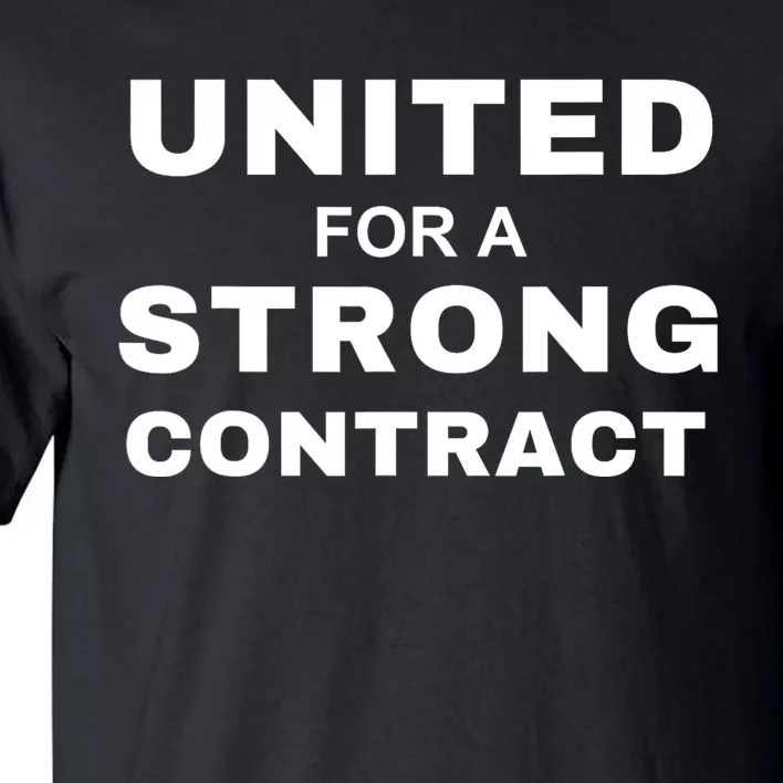 UAW Strike Red United Auto Workers Picket Sign Tall T-Shirt