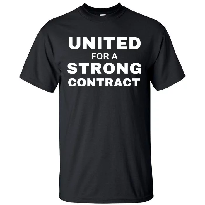 UAW Strike Red United Auto Workers Picket Sign Tall T-Shirt