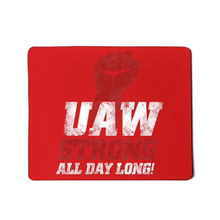 UAW Strike Red Tee_ United Auto Workers Union UAW Strong Trending Design Mousepad