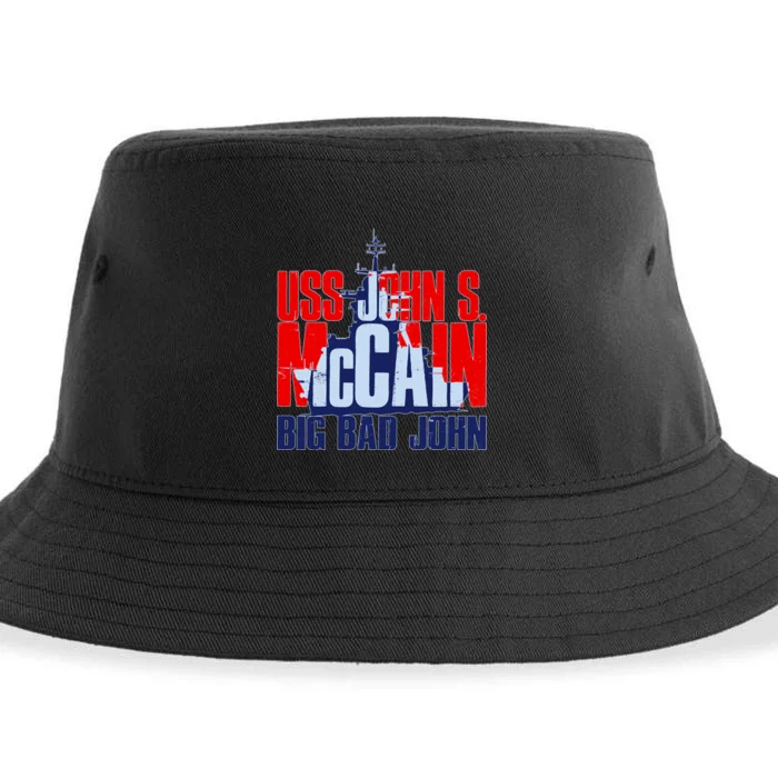 USS John S. McCain Big Bad John Sustainable Bucket Hat