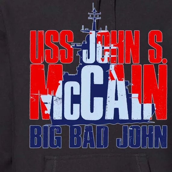 USS John S. McCain Big Bad John Premium Hoodie