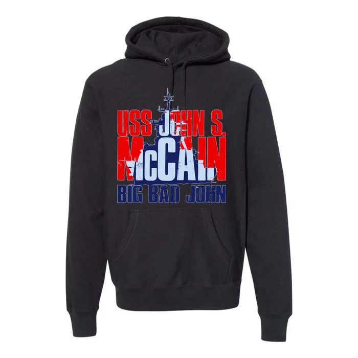 USS John S. McCain Big Bad John Premium Hoodie