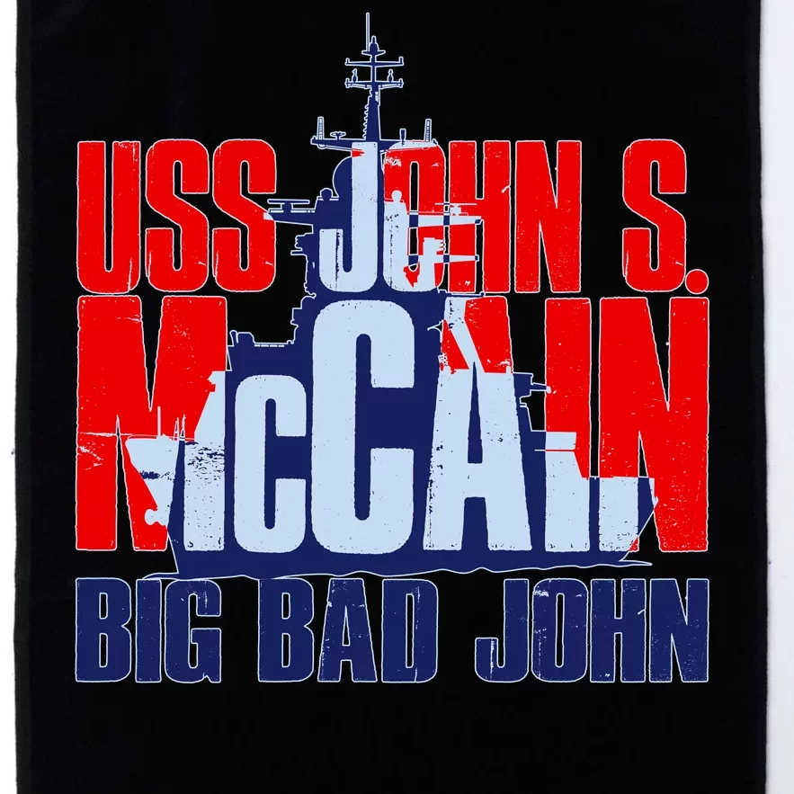 USS John S. McCain Big Bad John Platinum Collection Golf Towel