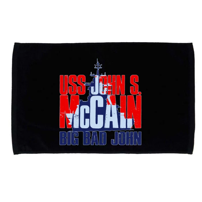 USS John S. McCain Big Bad John Microfiber Hand Towel