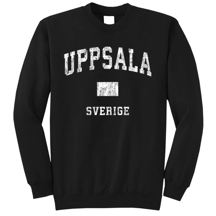 Uppsala Sweden Sverige Vintage Athletic Sports Sweatshirt