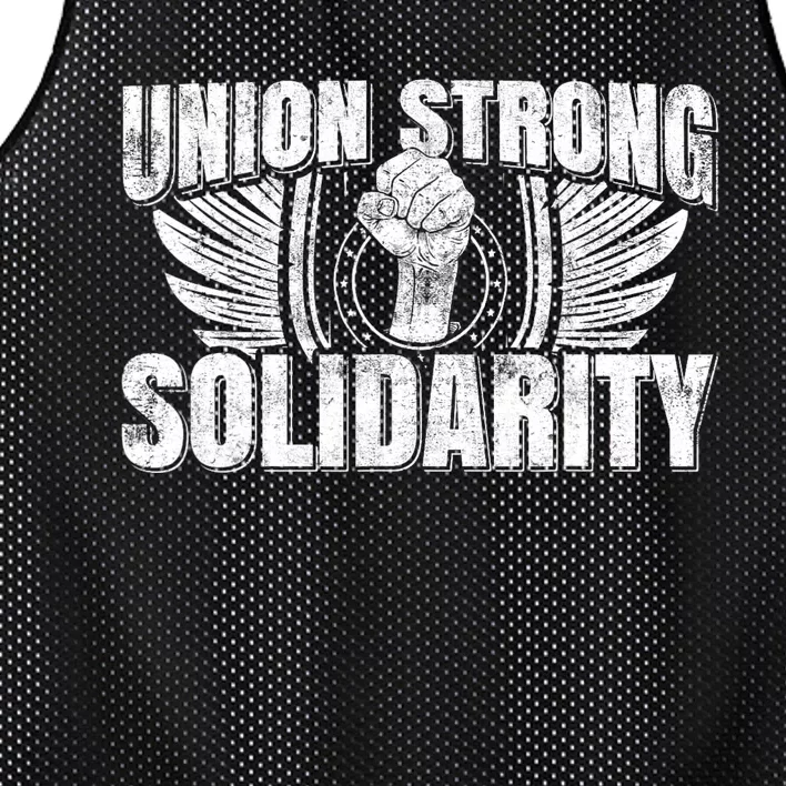 Union Strong Solidarity UAW Worker Laborer Mesh Reversible Basketball Jersey Tank