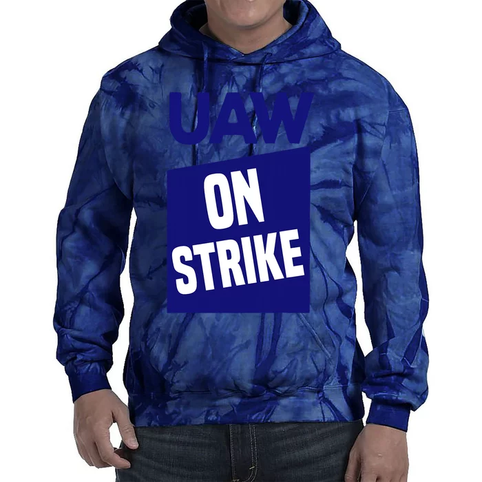 UAW Strong Solidarity UAW Laborer Worker UAW Proud Union Tie Dye Hoodie