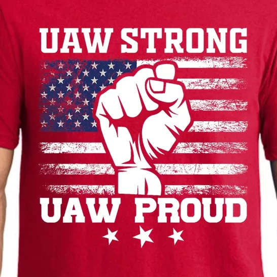 UAW Strong Solidarity UAW Proud Union UAW Laborer Worker UAW Strike Pajama Set