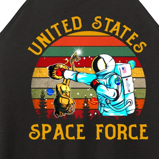 United States Space Force Vintage Funny Women’s Perfect Tri Rocker Tank