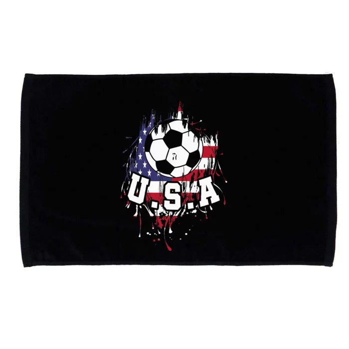 United States Soccer American Football USA Futbol Microfiber Hand Towel