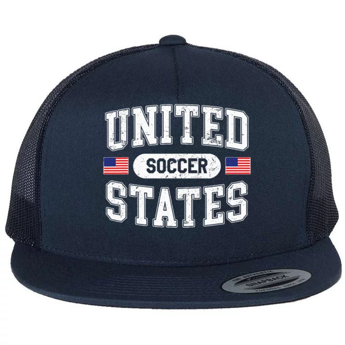 United States Soccer Flat Bill Trucker Hat