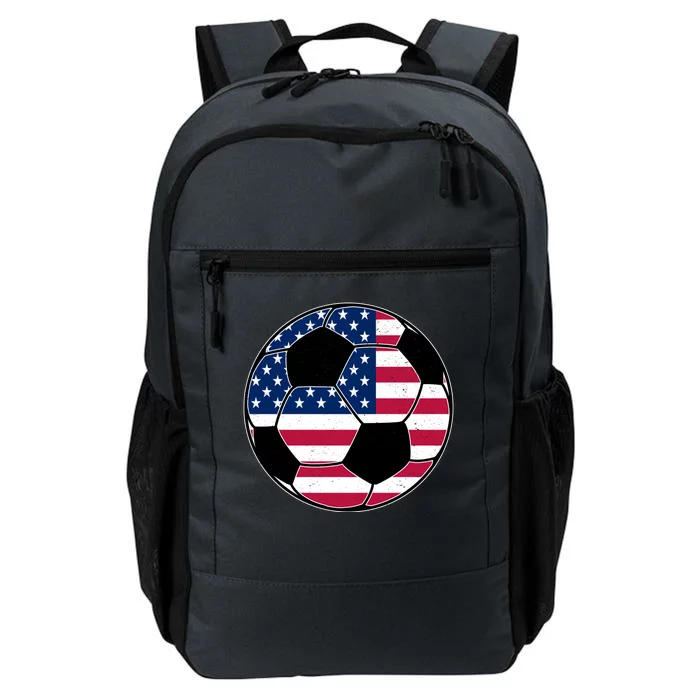 United States Soccer Ball Sport Vintage Daily Commute Backpack